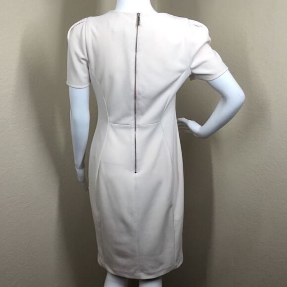 Calvin Klein Seamed Scuba Crepe Sheath Dress (G6) - Picture 2 of 7